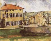 Paul Cezanne Le jas de Bouffan et les communs oil